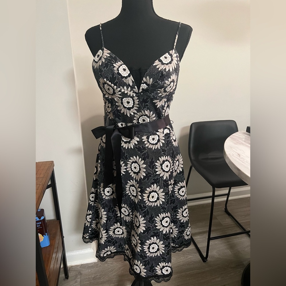 Fit n flare sunflower Dress